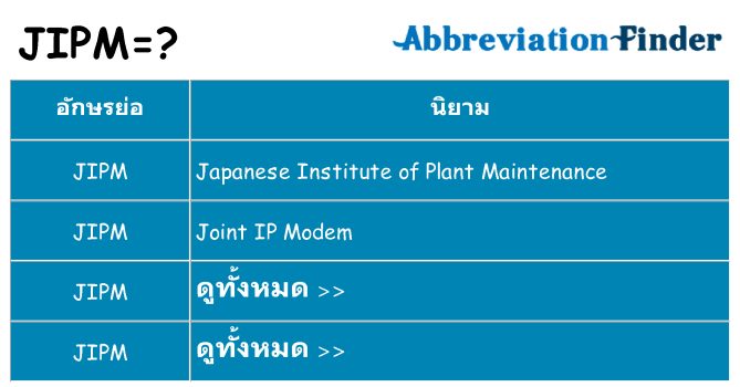 อะไรไม่ jipm ถึง