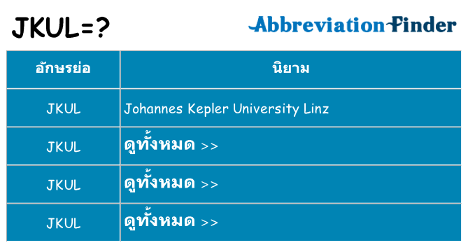 อะไรไม่ jkul ถึง