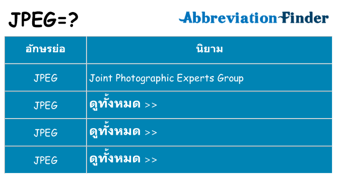 อะไรไม่ jpeg ถึง