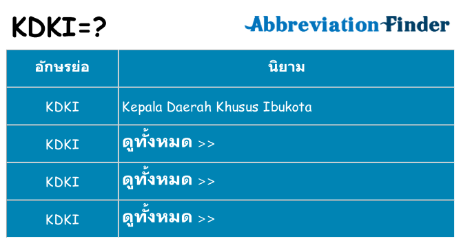 อะไรไม่ kdki ถึง