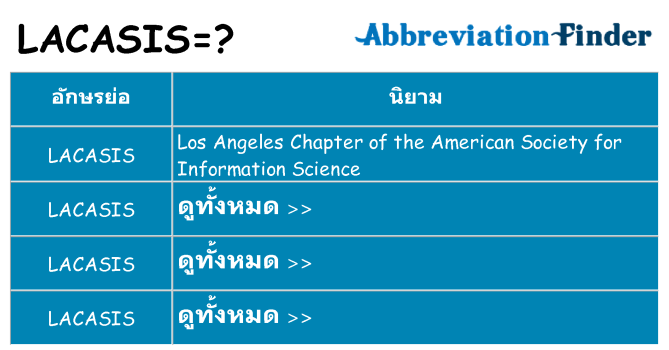 อะไรไม่ lacasis ถึง
