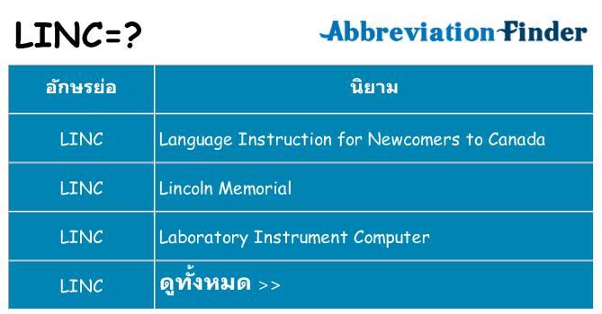 อะไรไม่ linc ถึง
