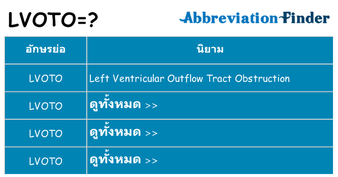 อะไรไม่ lvoto ถึง