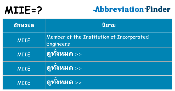 อะไรไม่ miie ถึง