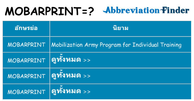 อะไรไม่ mobarprint ถึง