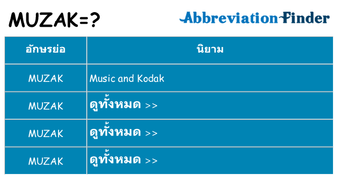 อะไรไม่ muzak ถึง
