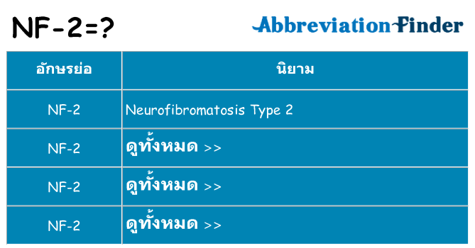 อะไรไม่ nf-2 ถึง
