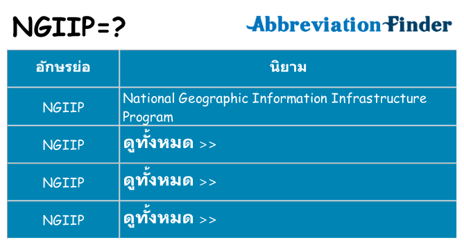 อะไรไม่ ngiip ถึง