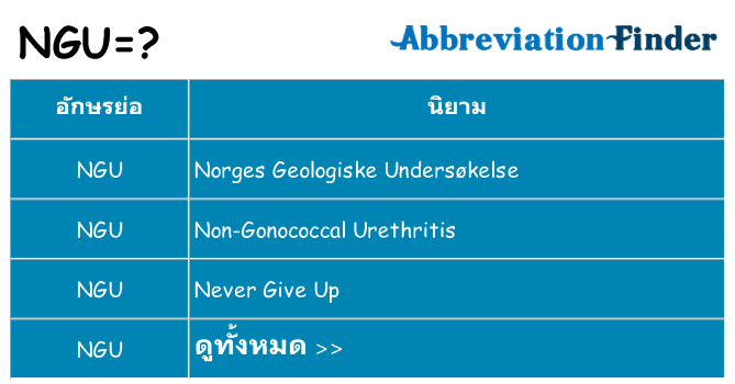 อะไรไม่ ngu ถึง