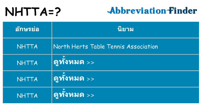 อะไรไม่ nhtta ถึง
