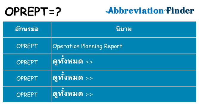 อะไรไม่ oprept ถึง