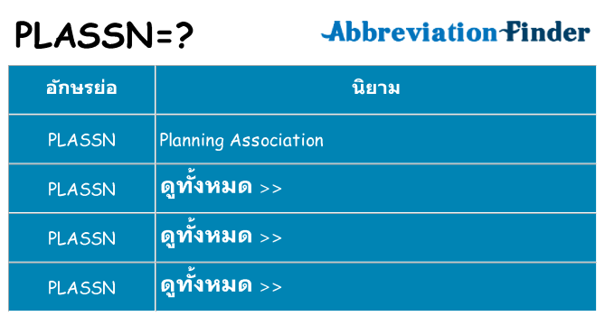 อะไรไม่ plassn ถึง