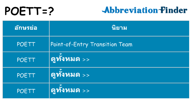 อะไรไม่ poett ถึง
