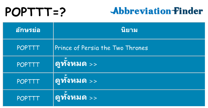 อะไรไม่ popttt ถึง