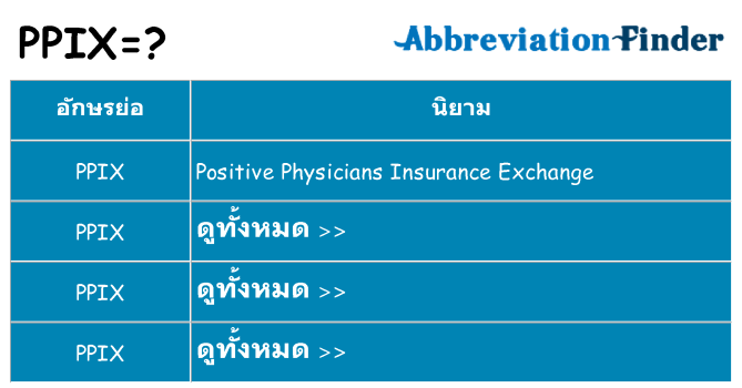 อะไรไม่ ppix ถึง