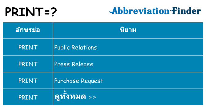 อะไรไม่ print ถึง