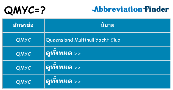 อะไรไม่ qmyc ถึง