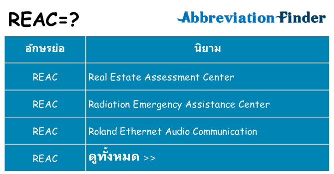 อะไรไม่ reac ถึง