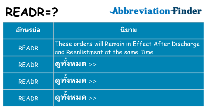 อะไรไม่ readr ถึง