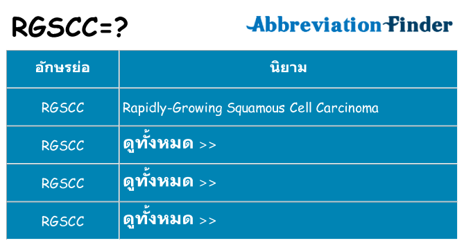 อะไรไม่ rgscc ถึง