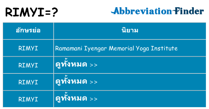 อะไรไม่ rimyi ถึง