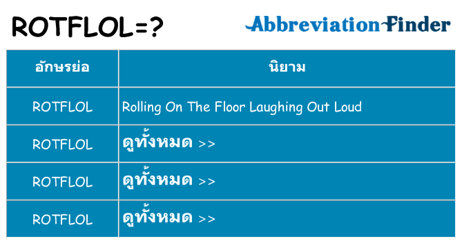 อะไรไม่ rotflol ถึง
