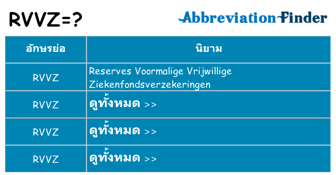 อะไรไม่ rvvz ถึง