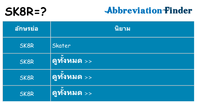 อะไรไม่ sk8r ถึง