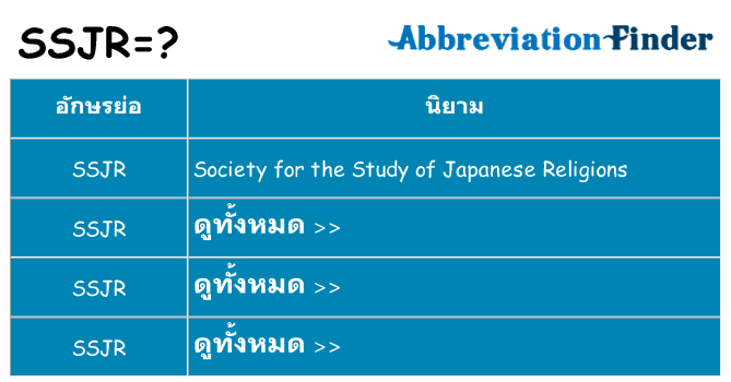 อะไรไม่ ssjr ถึง