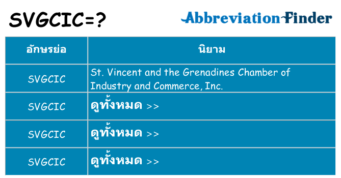 อะไรไม่ svgcic ถึง