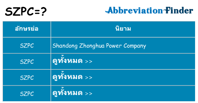 อะไรไม่ szpc ถึง