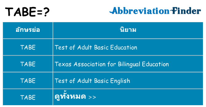 อะไรไม่ tabe ถึง
