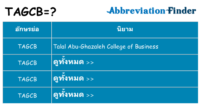 อะไรไม่ tagcb ถึง