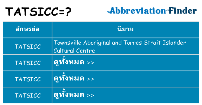 อะไรไม่ tatsicc ถึง