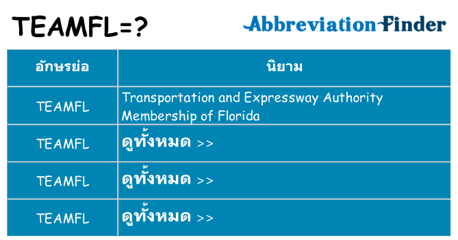 อะไรไม่ teamfl ถึง