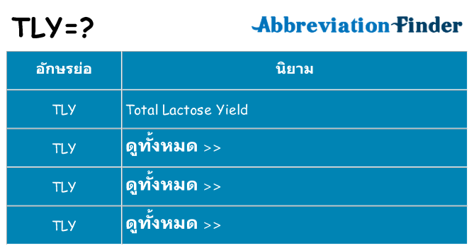 อะไรไม่ tly ถึง