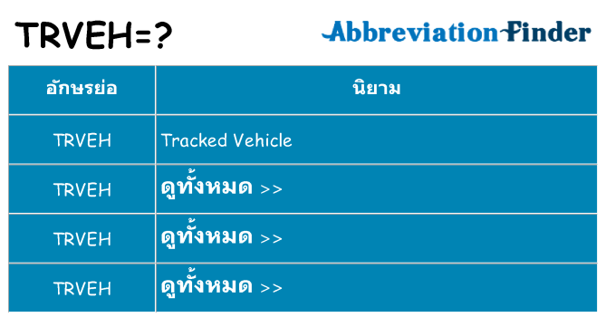 อะไรไม่ trveh ถึง