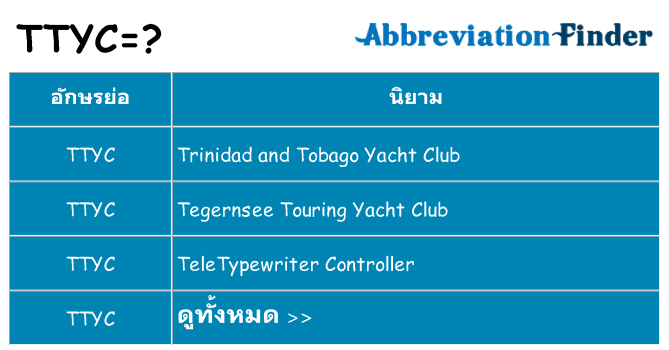 อะไรไม่ ttyc ถึง
