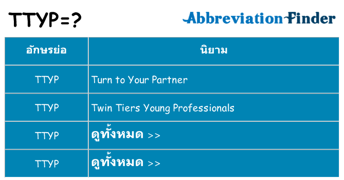 อะไรไม่ ttyp ถึง