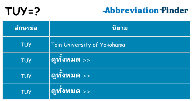 อะไรไม่ tuy ถึง
