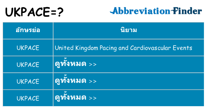 อะไรไม่ ukpace ถึง