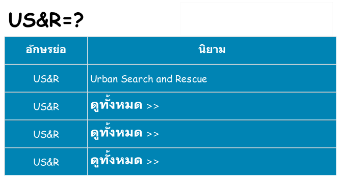 อะไรไม่ usr ถึง