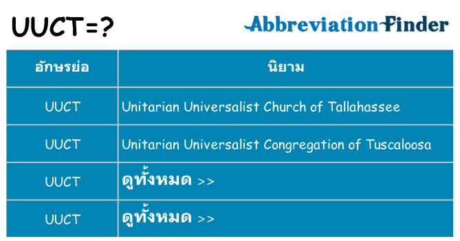 อะไรไม่ uuct ถึง