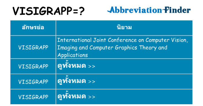 อะไรไม่ visigrapp ถึง
