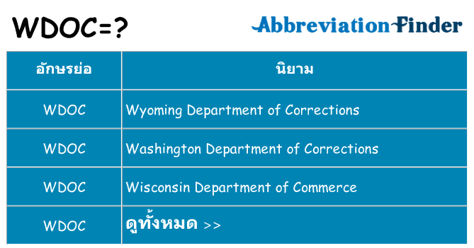 อะไรไม่ wdoc ถึง