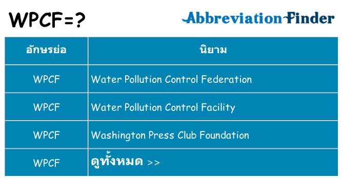 อะไรไม่ wpcf ถึง