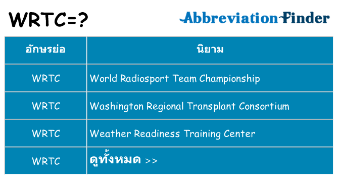 อะไรไม่ wrtc ถึง