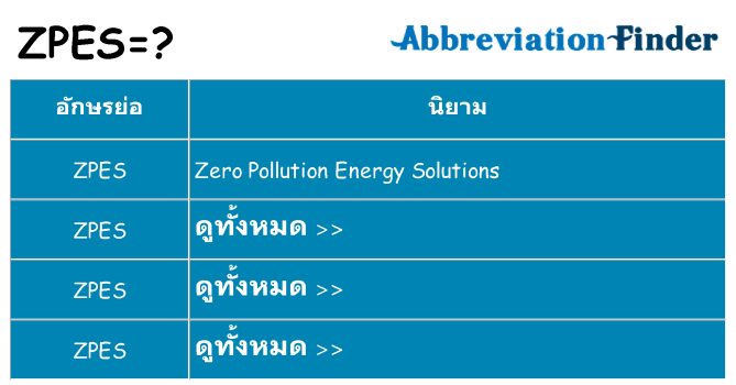 อะไรไม่ zpes ถึง