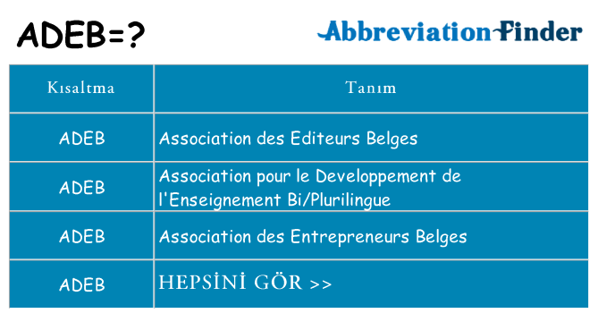 adeb ne anlama geliyor