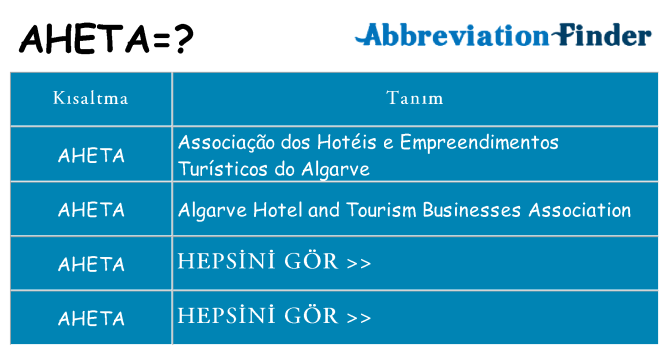aheta ne anlama geliyor
